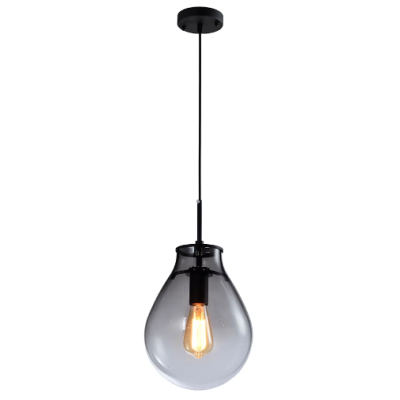 PENDENTE CAJU 23CM X 30CM 1XE14 40W - PT/CR BELLA