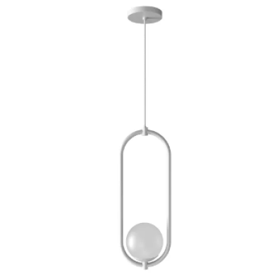 PENDENTE GLOBE IV 1XG9 OPALINO  PTM