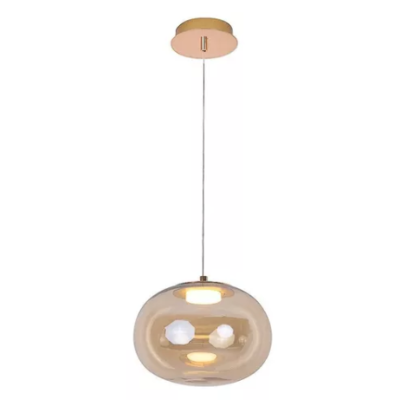 PENDENTE BALLOON DOURADO E CHA