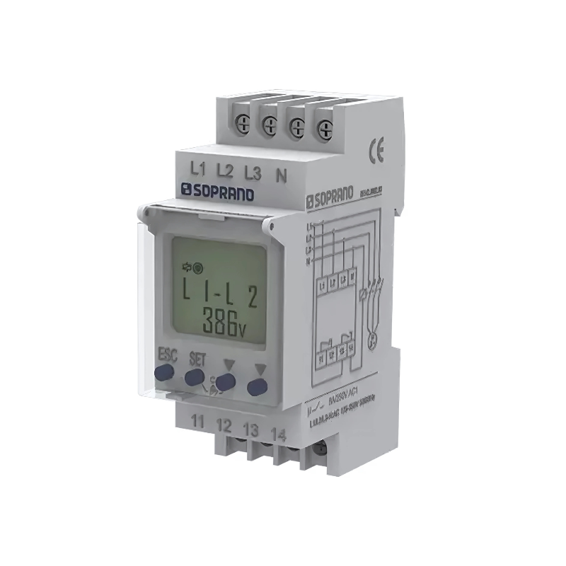 RELE MONITOR FASE 208-480V LCD PROG SOPRANO