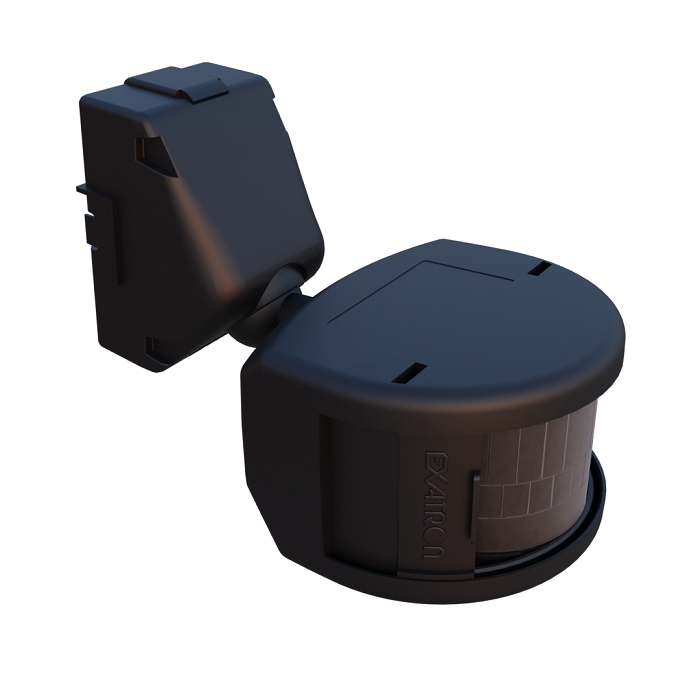 SENSOR PRESENCA FRONTAL 180,  EXTERNO PRETO