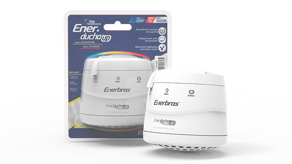 ENERDUCHA UP 5500W 220V BRANCA ENERBRAS