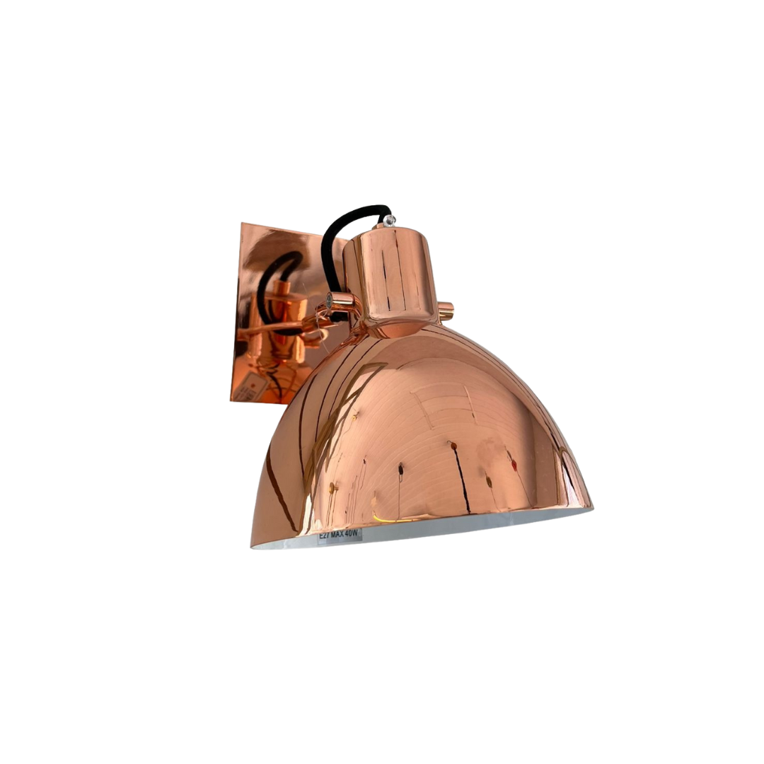 ARANDELA BELLA HAUS 127V / 220V COBRE 16CMX21,5CMX19CM