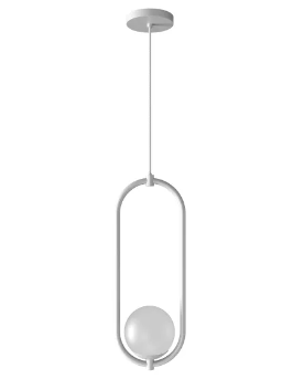 PENDENTE GLOBE IV 1XG9 OPALINO  PTM