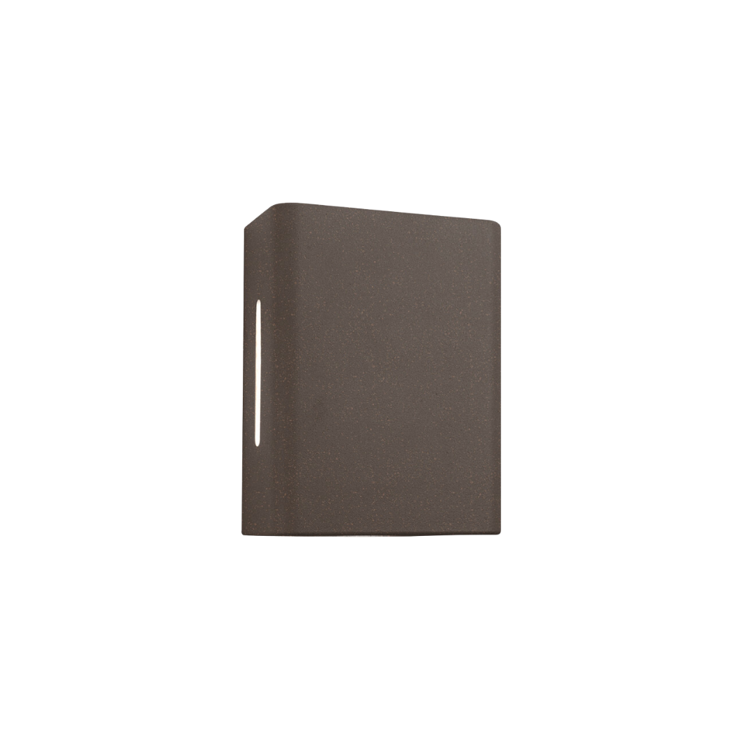 ARANDELA FUSSEN 2 ALETAS MARROM GOLD - BLUMENAU