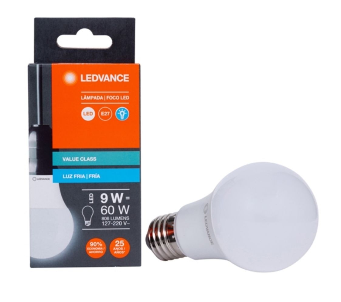 LAMPADA BULBO LED 9W 6500K OSRAM