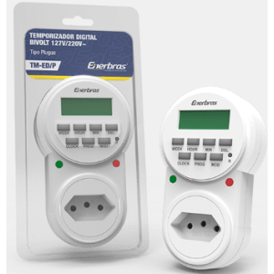 TIMER TEMP DIGITAL BIVOLT PLUGUE ENERBRAS