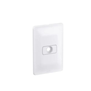 ZEFFIA PLACA 1 POSTO + SAIDA DE FIO 4X2
