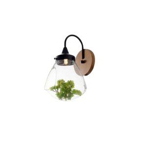 ARANDELA MDL TERRARIO 1 LAMP VIDRO PQN CRISTA