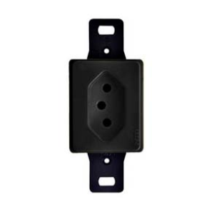TOMADA VERTICAL RETANGULAR 2PT 20A 250V SPLACA PT PEZZI 10.057-2
