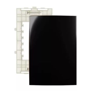 CONJ PLACA 4X2 CEGA EBONY C/ SUP INFINITI PLUS