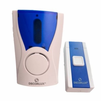 CAMPAINHA S/FIO DINGDONG,100-240V 80M-BRANCO DECORLUX