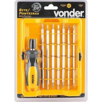 BITS/PONTEIRA CRV C/8PC ENC 1/4 LONGO VD VONDER