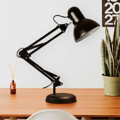 LUMINARIA DE MESA ARTIC C/ BASE PRETO